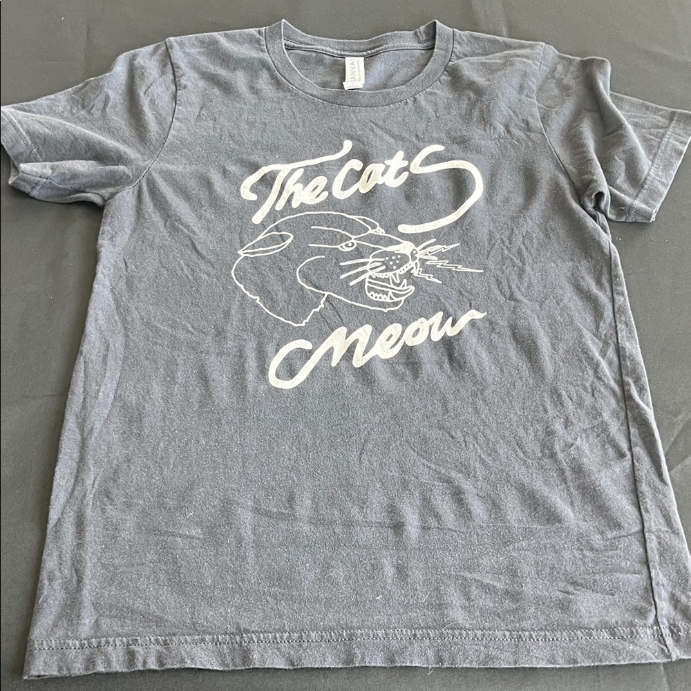 Bella Canvas Gray 'The Cat's Meow' Tee